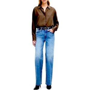 Madewell The Curvy Perfect Vintage Jeans Women’s Sz 25 Blue Straight Leg 26x28